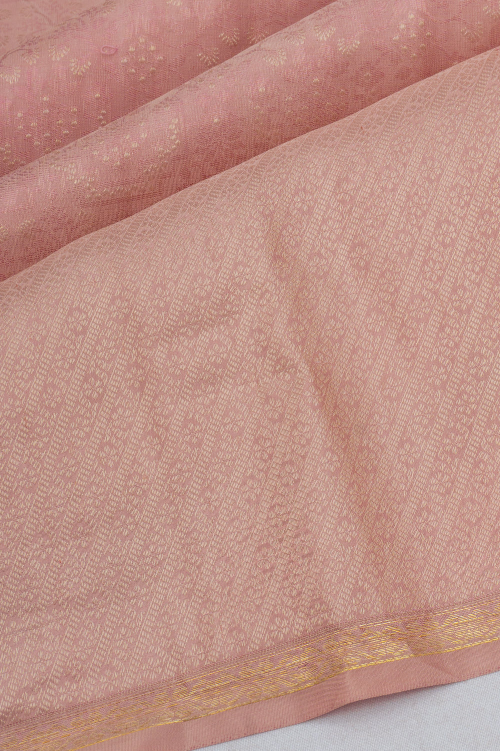 Kanchipuram Silk Jacquard Snuff Saree 1214964836