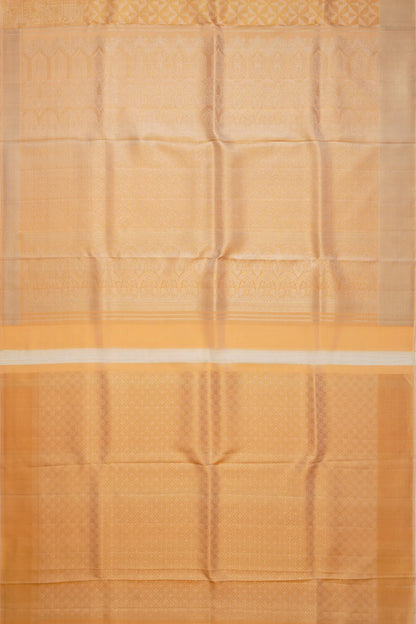 kanchipuram-silk-tissue-geometrical-brocade-pastel-orange-saree-1214966342