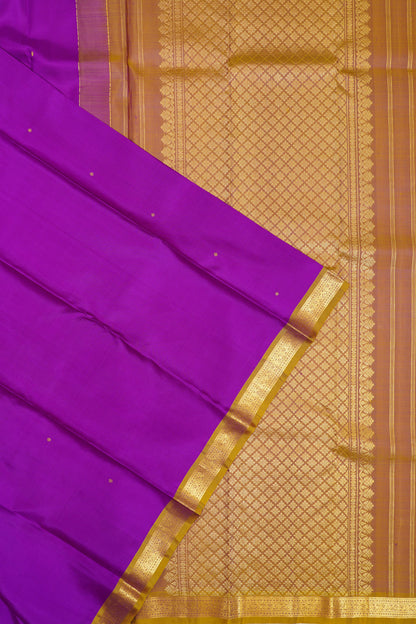 Taranga Kanchi Silk Butta Violet Saree