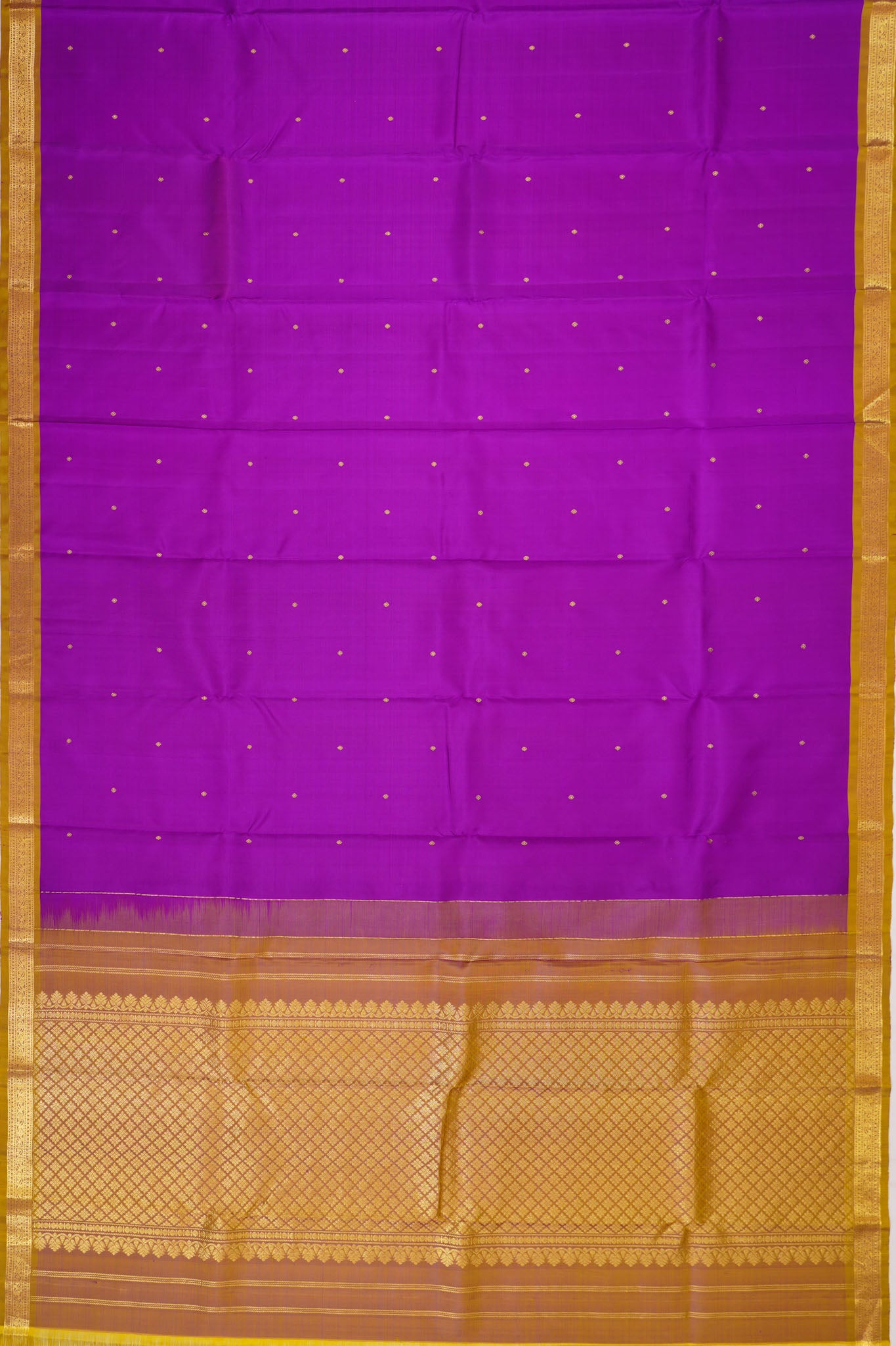 Taranga Kanchi Silk Butta Violet Saree