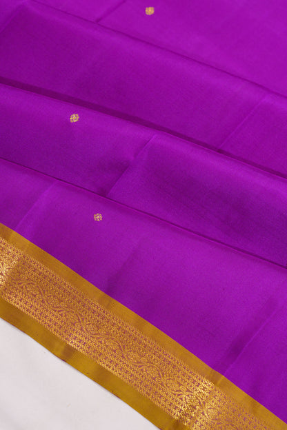 Taranga Kanchi Silk Butta Violet Saree