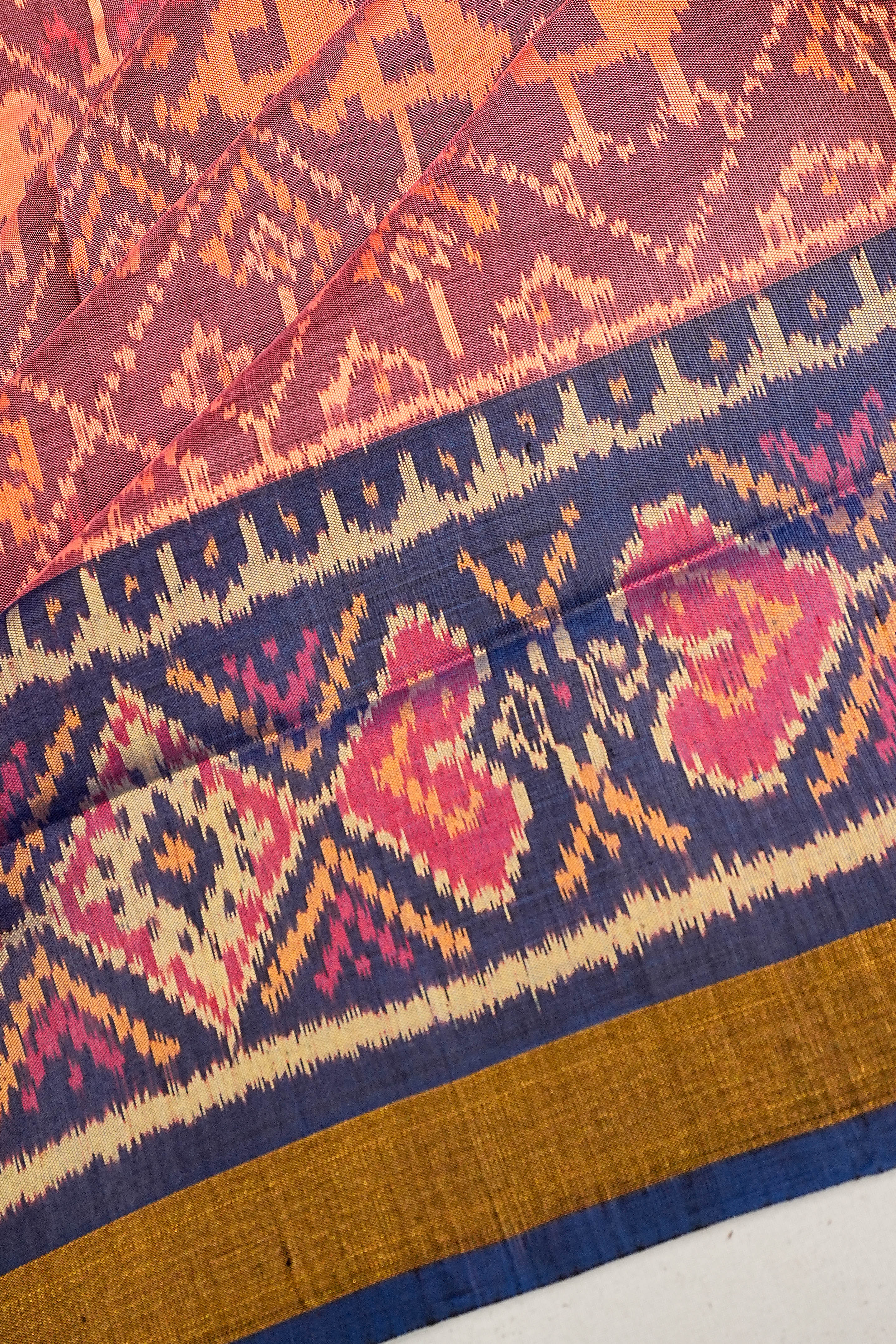 Rajkot Patola Silk Ikat Light Purple Saree