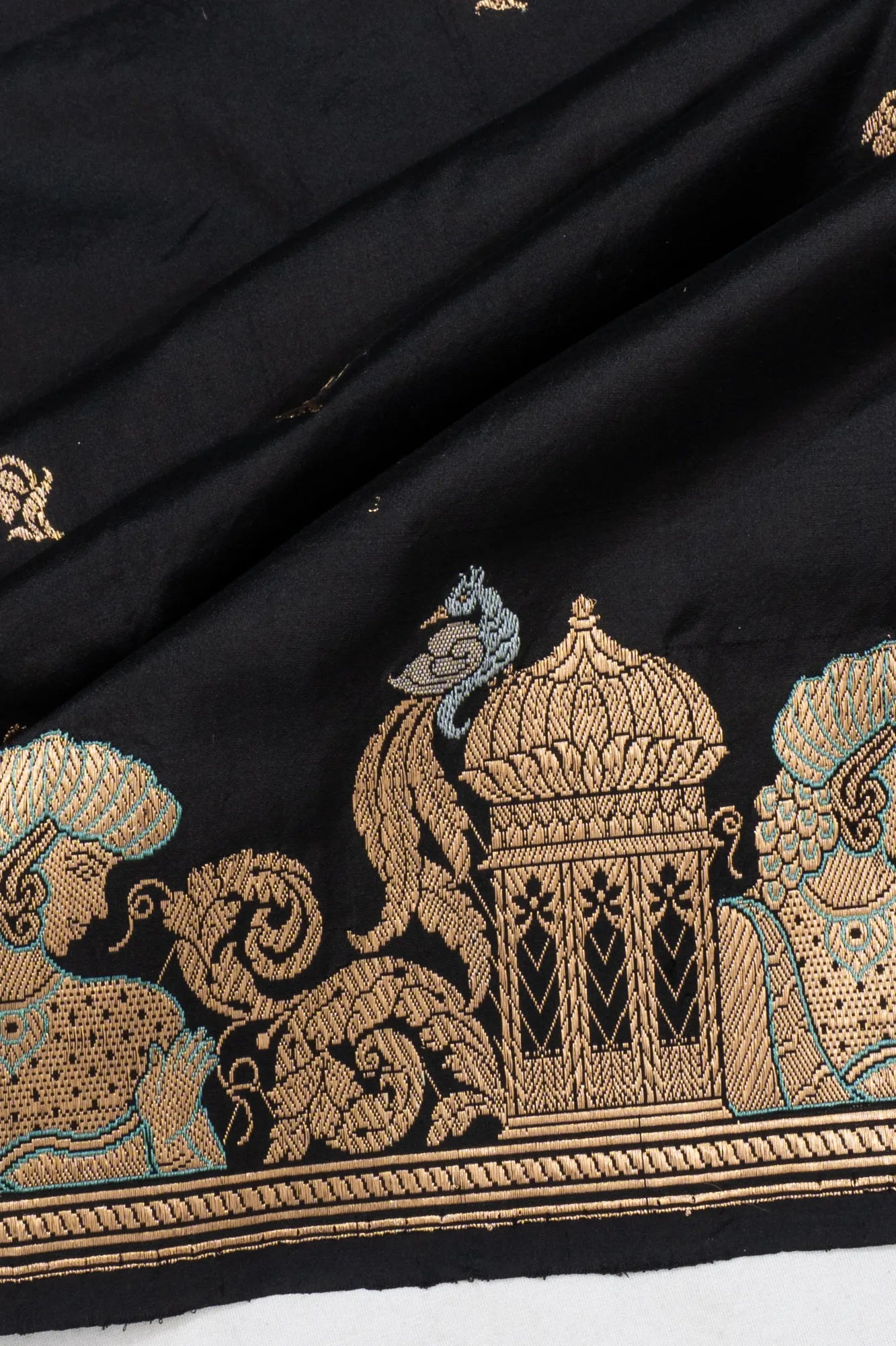Banarasi Silk Butta Black Saree