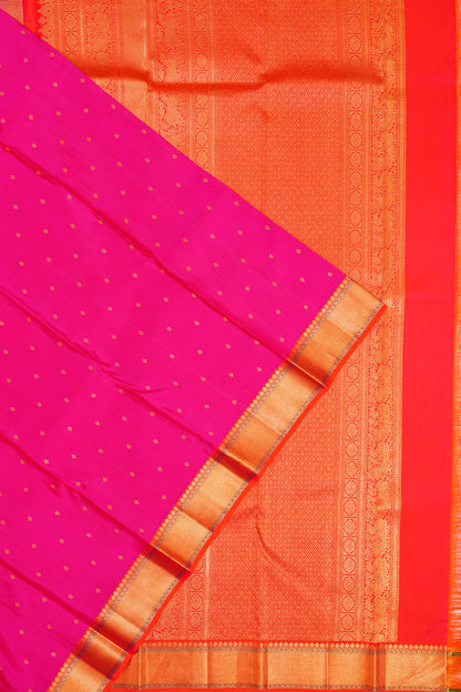 Taranga Kanchi Silk Butta Rani Pink Saree