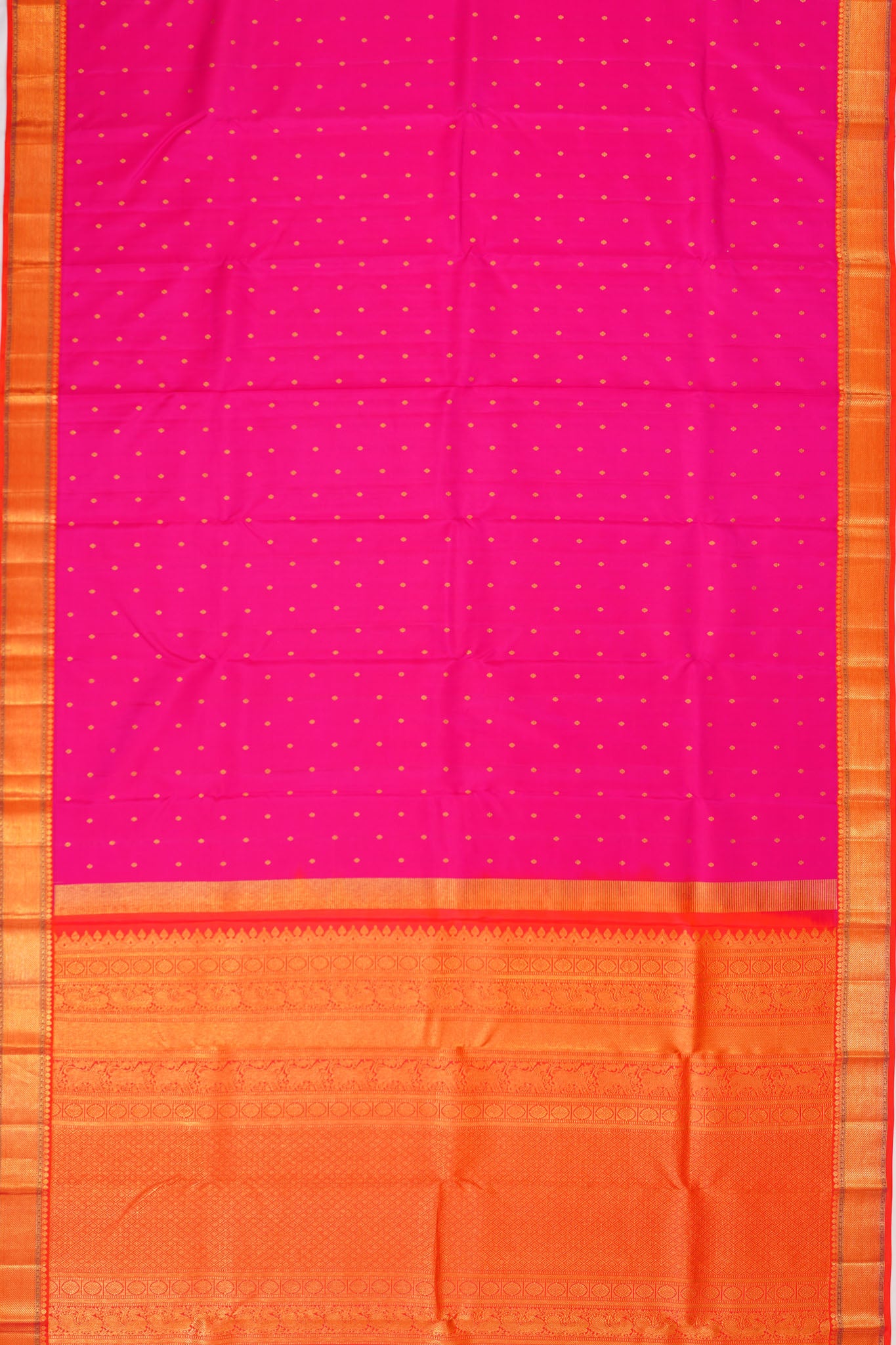 Taranga Kanchi Silk Butta Rani Pink Saree