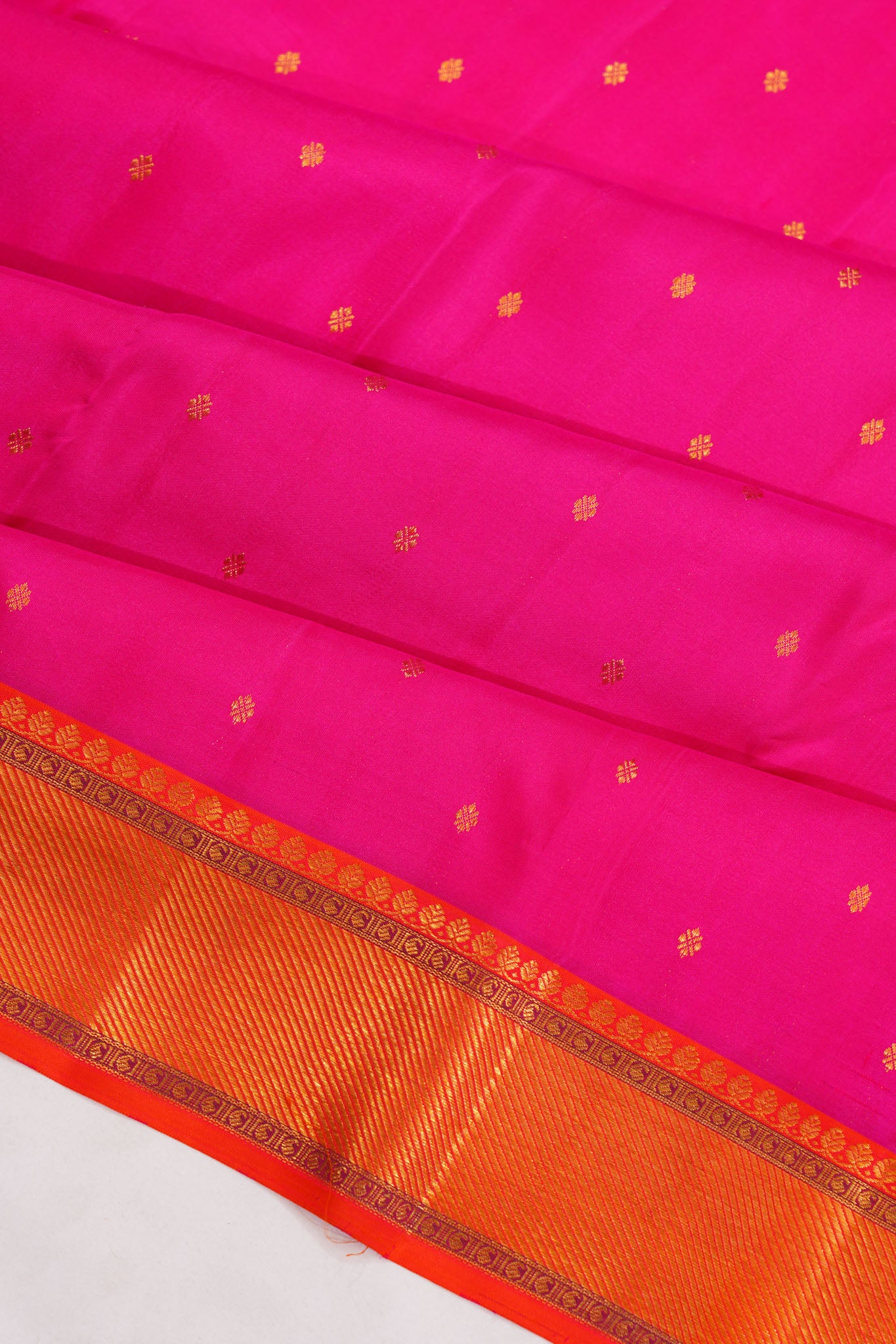 Taranga Kanchi Silk Butta Rani Pink Saree