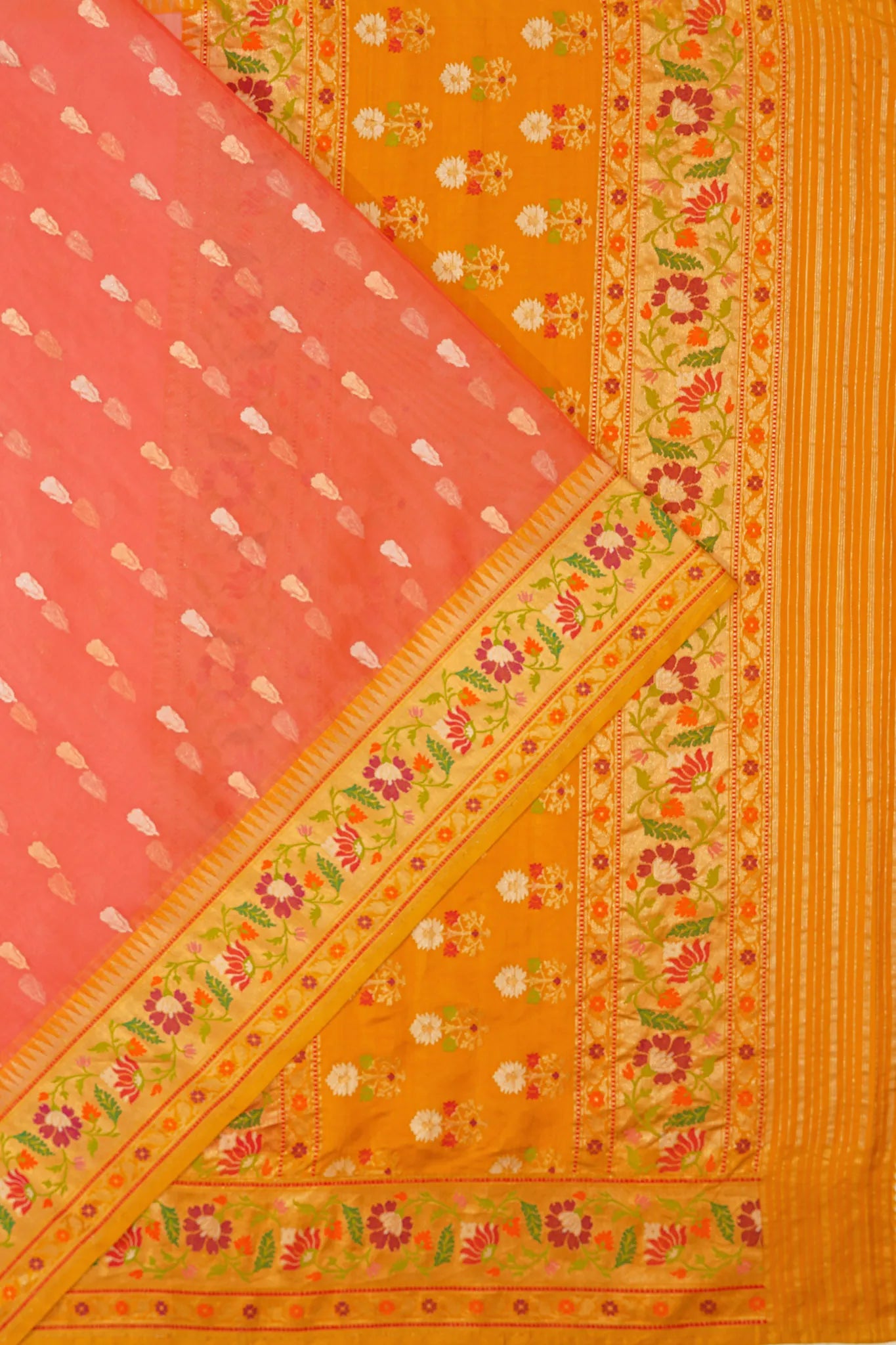 banarasi-kora-organza-butta-pastel-orange-saree-1215017749