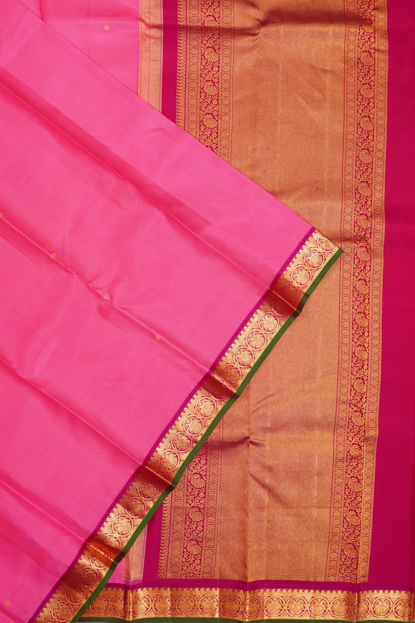 Taranga Kanchi Silk Butta Baby Pink Saree