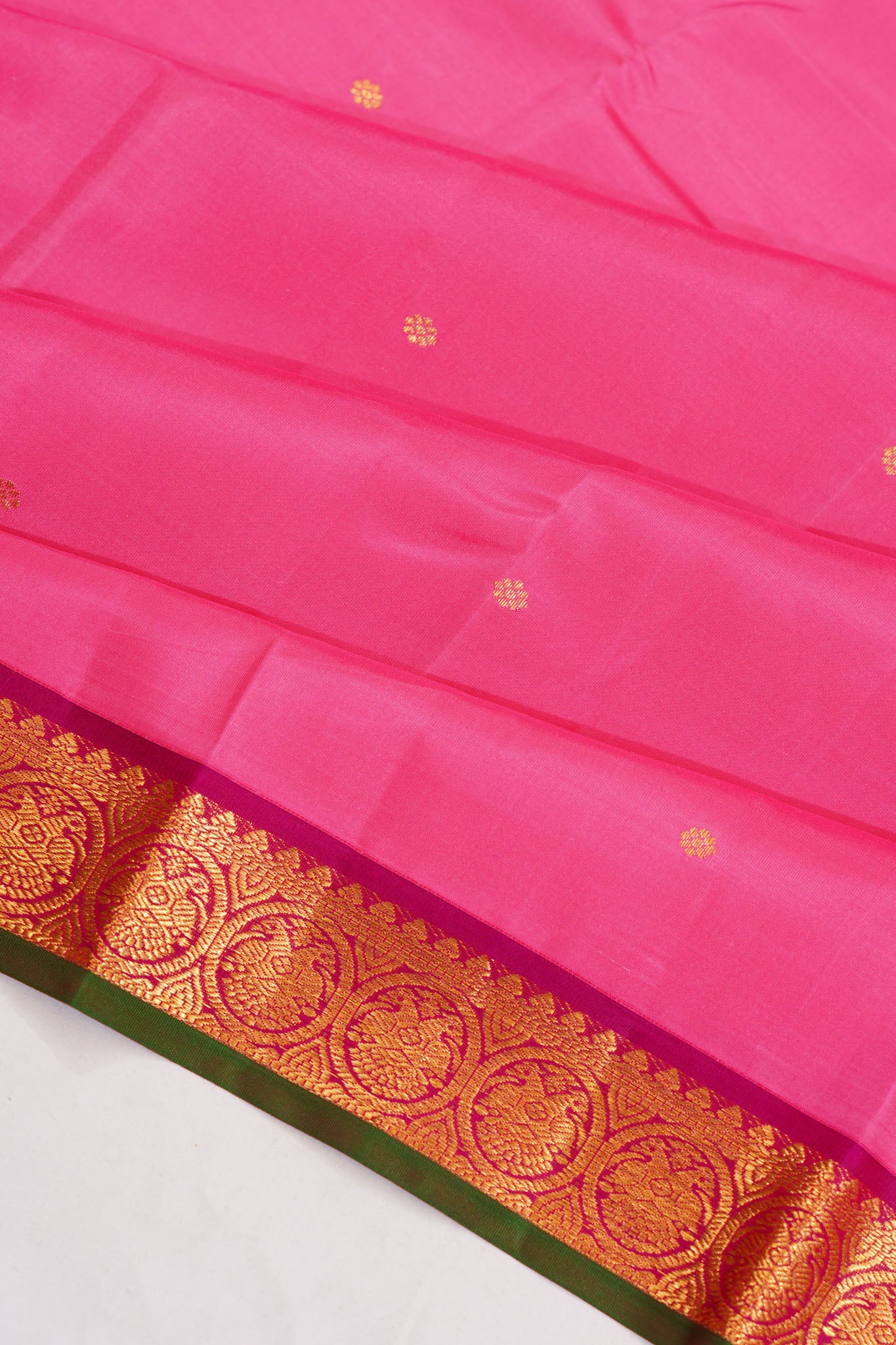 Taranga Kanchi Silk Butta Baby Pink Saree
