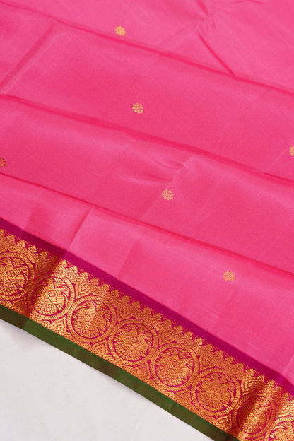Taranga Kanchi Silk Butta Baby Pink Saree