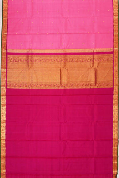 Taranga Kanchi Silk Butta Baby Pink Saree