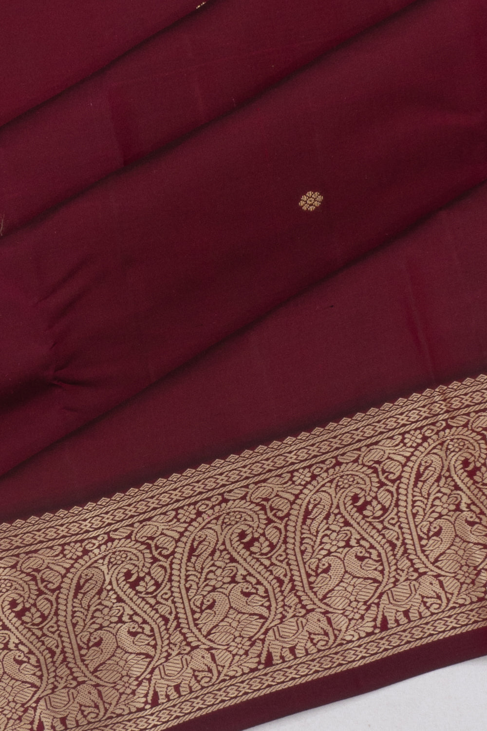 Kanchipuram Silk Butta Purple Saree