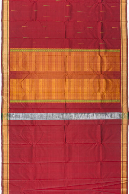 Classic Kanchipuram Silk Butta Maroon Saree