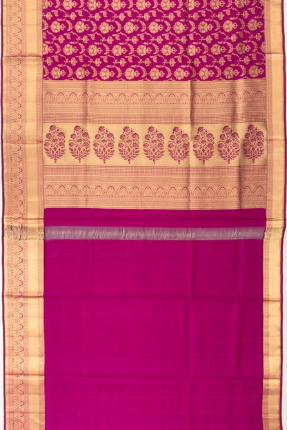 Coimbatore Soft Silk Jaal Purple Saree