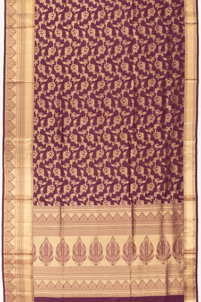 Coimbatore Soft Silk Jaal Maroon Saree