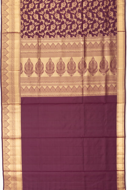 Coimbatore Soft Silk Jaal Maroon Saree