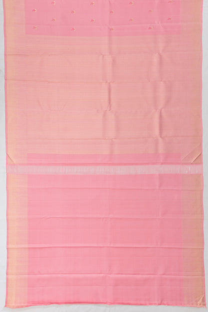 Kanchipuram Silk Butta Baby Pink Saree