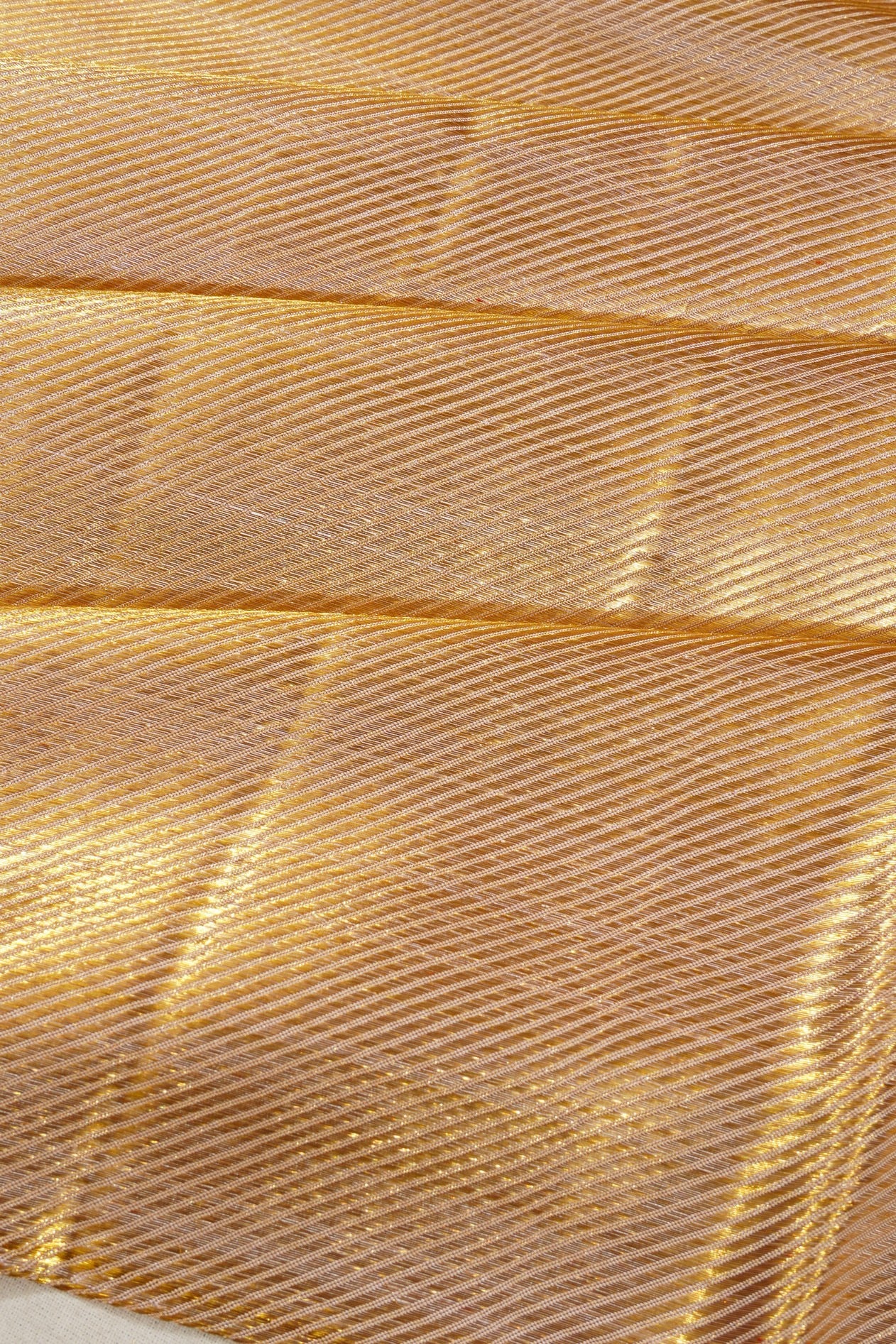 Kanchipuram Silk Tissue Brocade Gold Saree