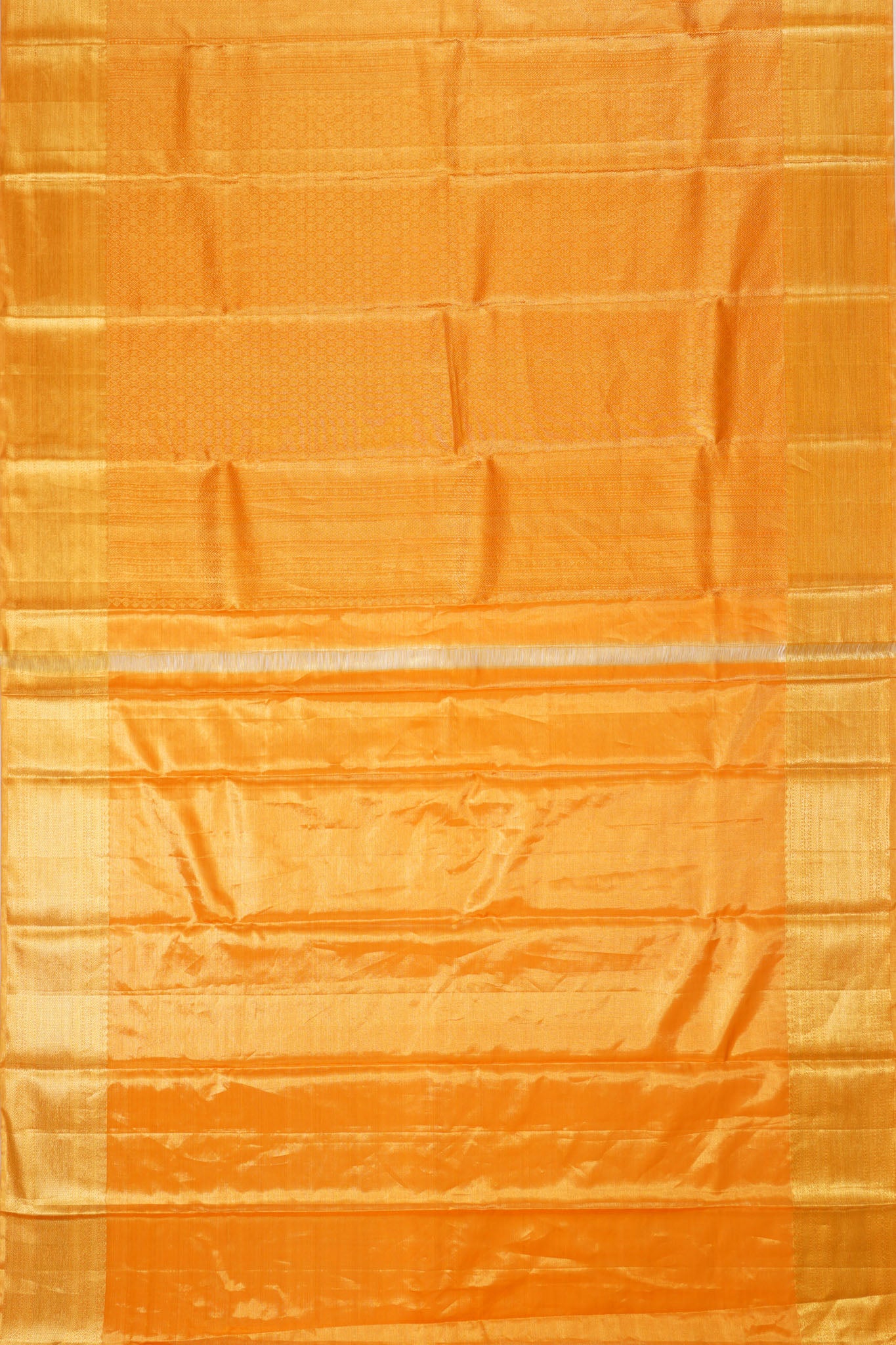 Taranga Kanchi Silk Tissue Lines Gold Saree