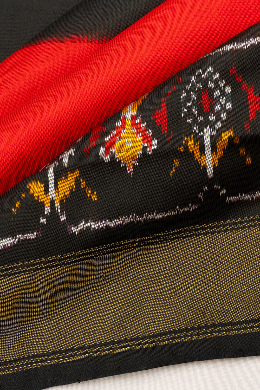 Pochampally Silk Ikat Multicolour Saree