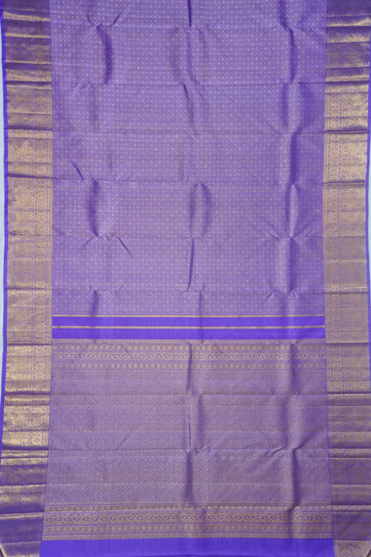 Kanchipuram Silk Brocade Lavender Saree