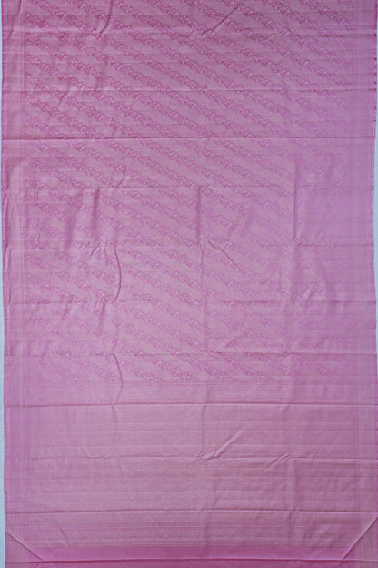 Kanchipuram Silk Brocade Baby Pink Saree