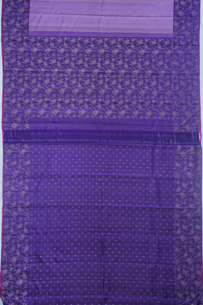 Kanchipuram Silk Brocade Lavender Saree