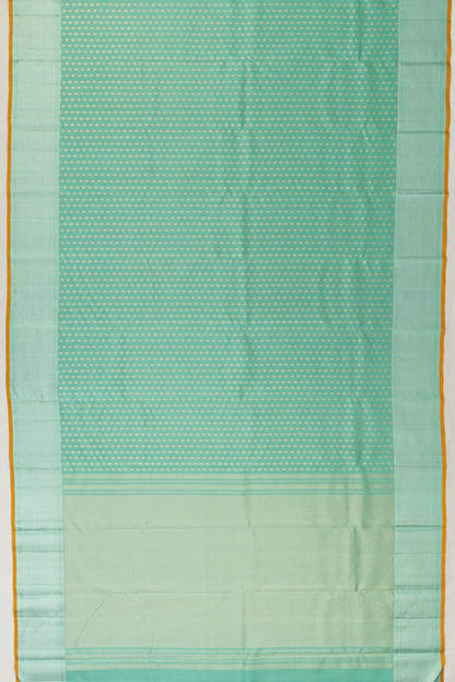 Classic Thread Kanchipuram Silk Brocade Sea Green Saree