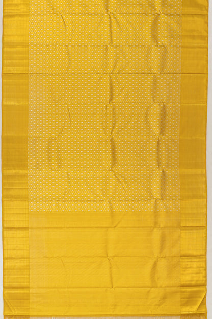 Kanchipuram Silk Tissue Brocade Gold Saree