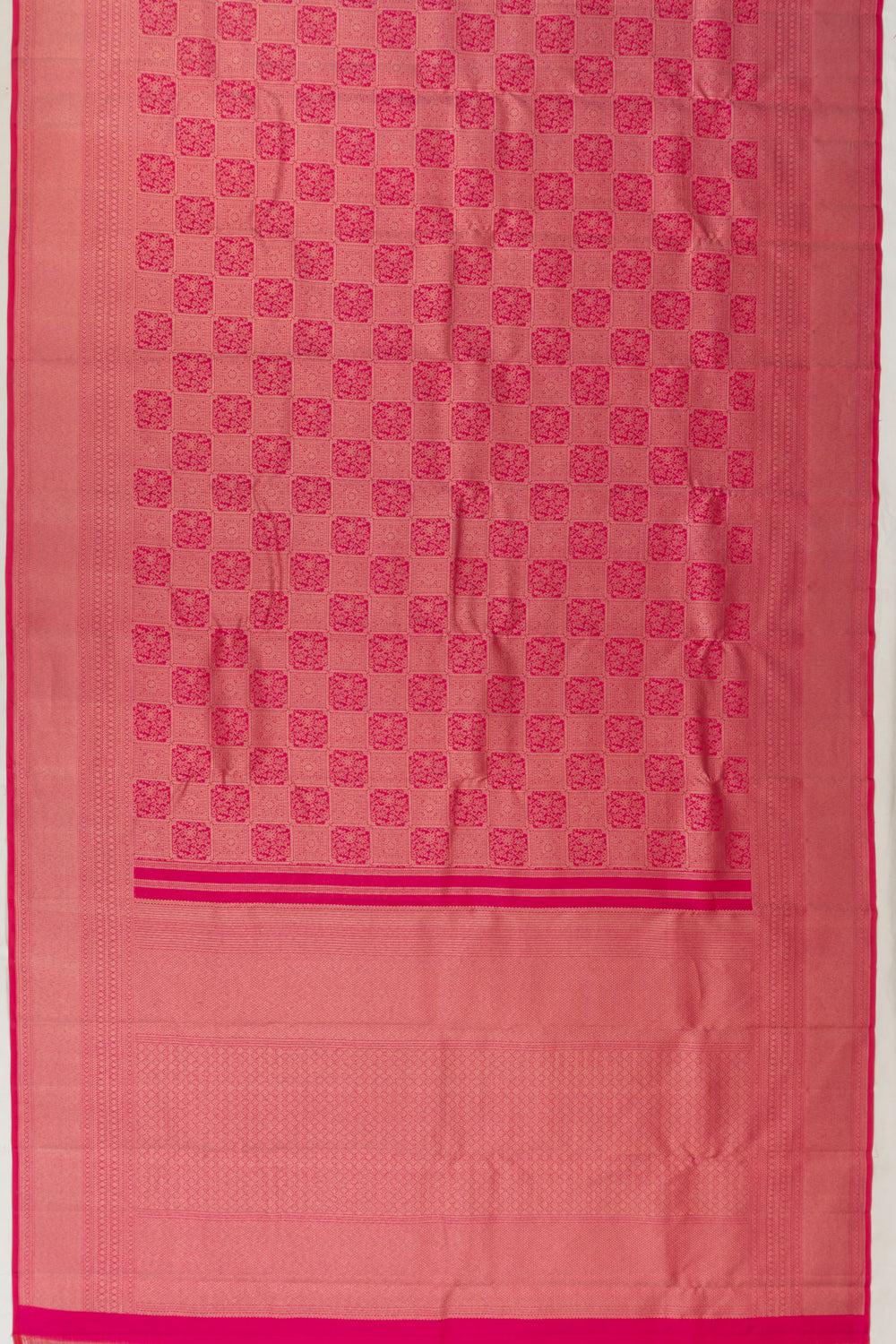 Taranga Kanchi Silk Brocade Pink Saree