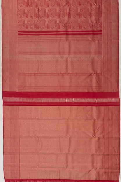 Taranga Kanchi Silk Brocade Maroon Saree