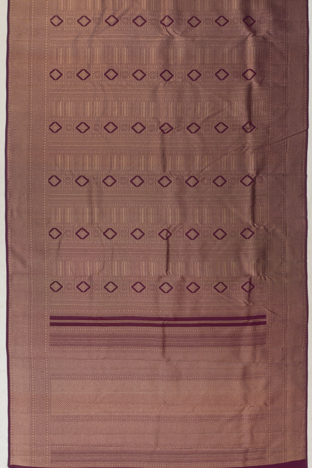 Taranga Kanchi Silk Brocade Purple Saree