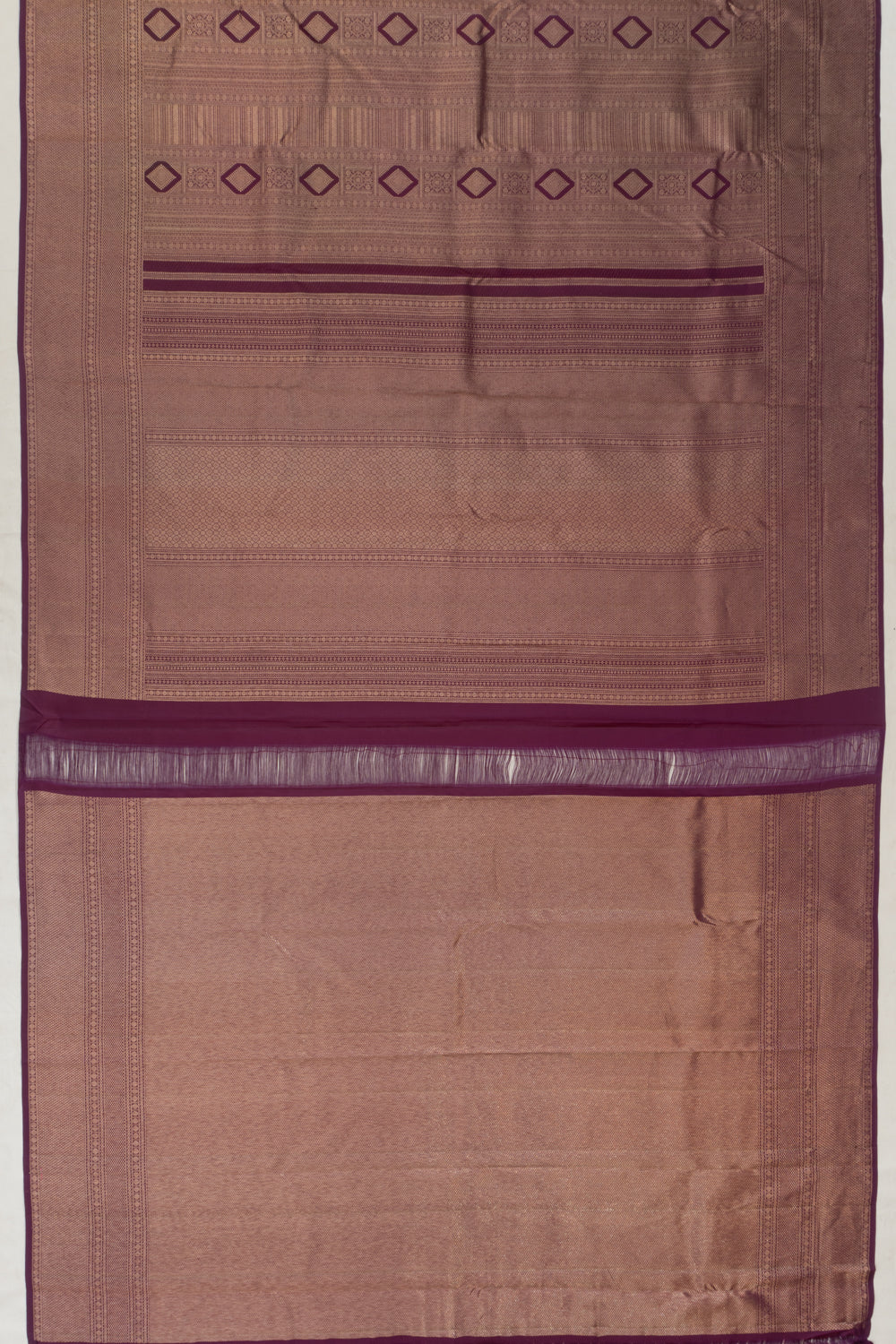 Taranga Kanchi Silk Brocade Purple Saree