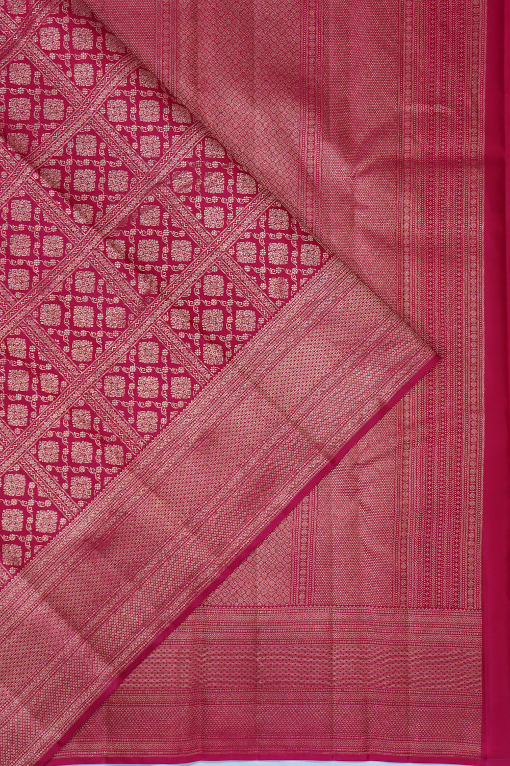 Taranga Kanchi Silk Brocade Pink Saree