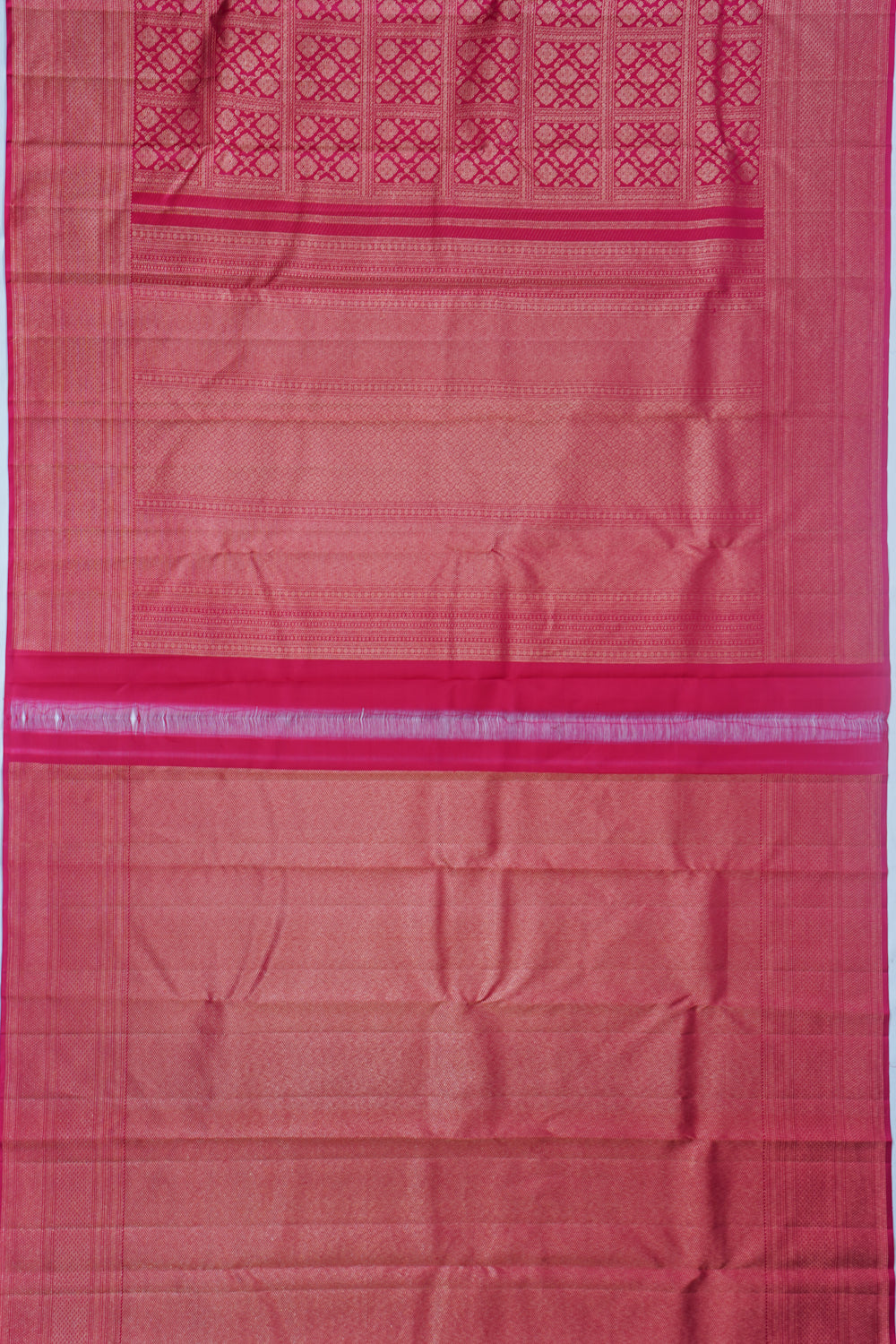 Taranga Kanchi Silk Brocade Pink Saree