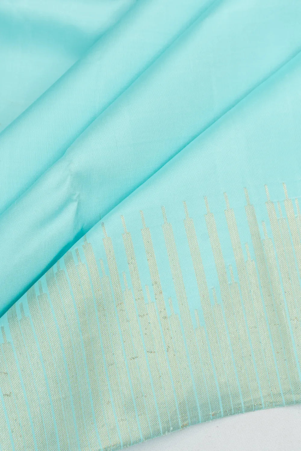 Pastel Kanchipuram Silk Butta Sky Blue Saree