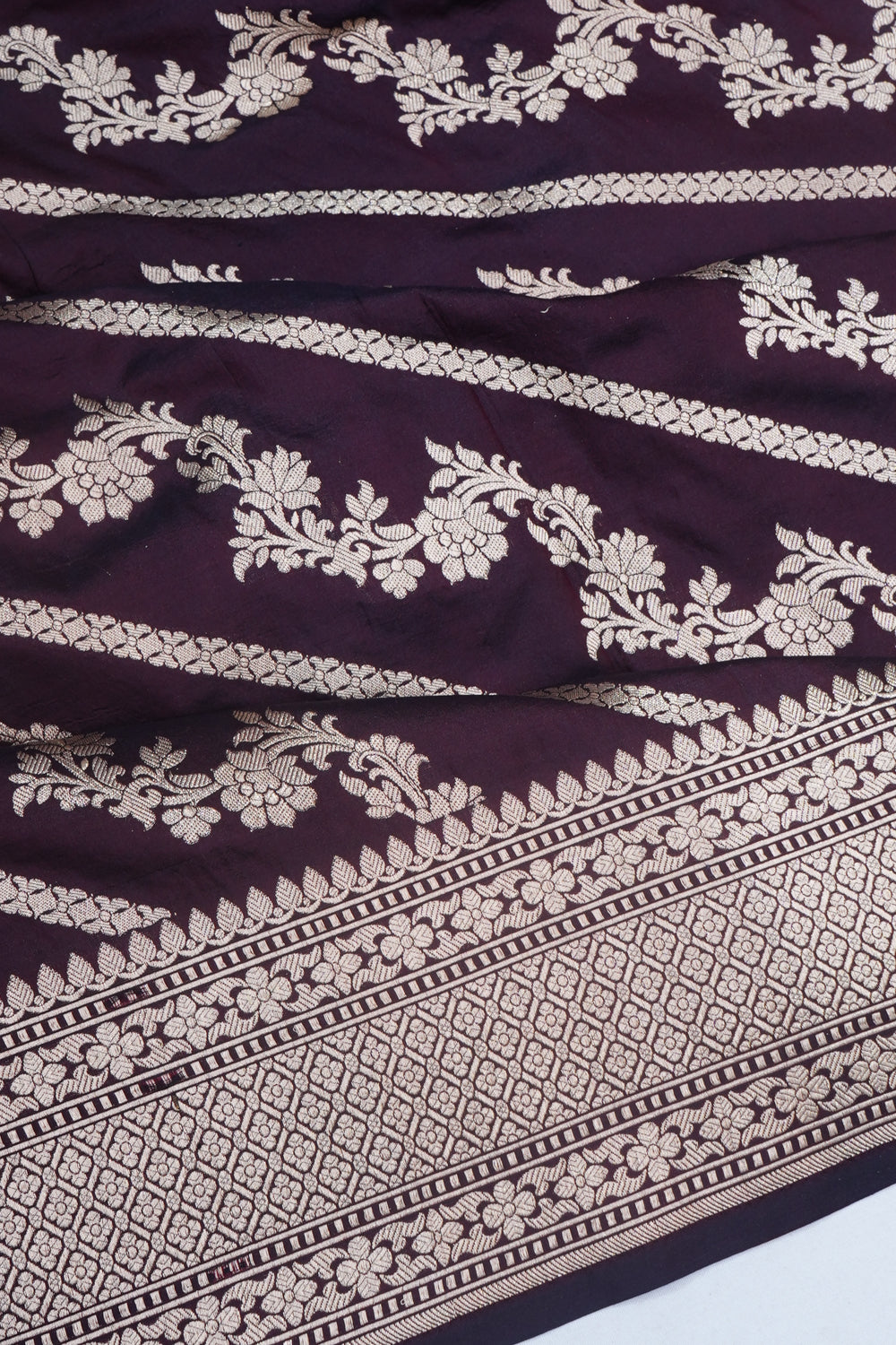 Banarasi Silk Brocade Black Saree