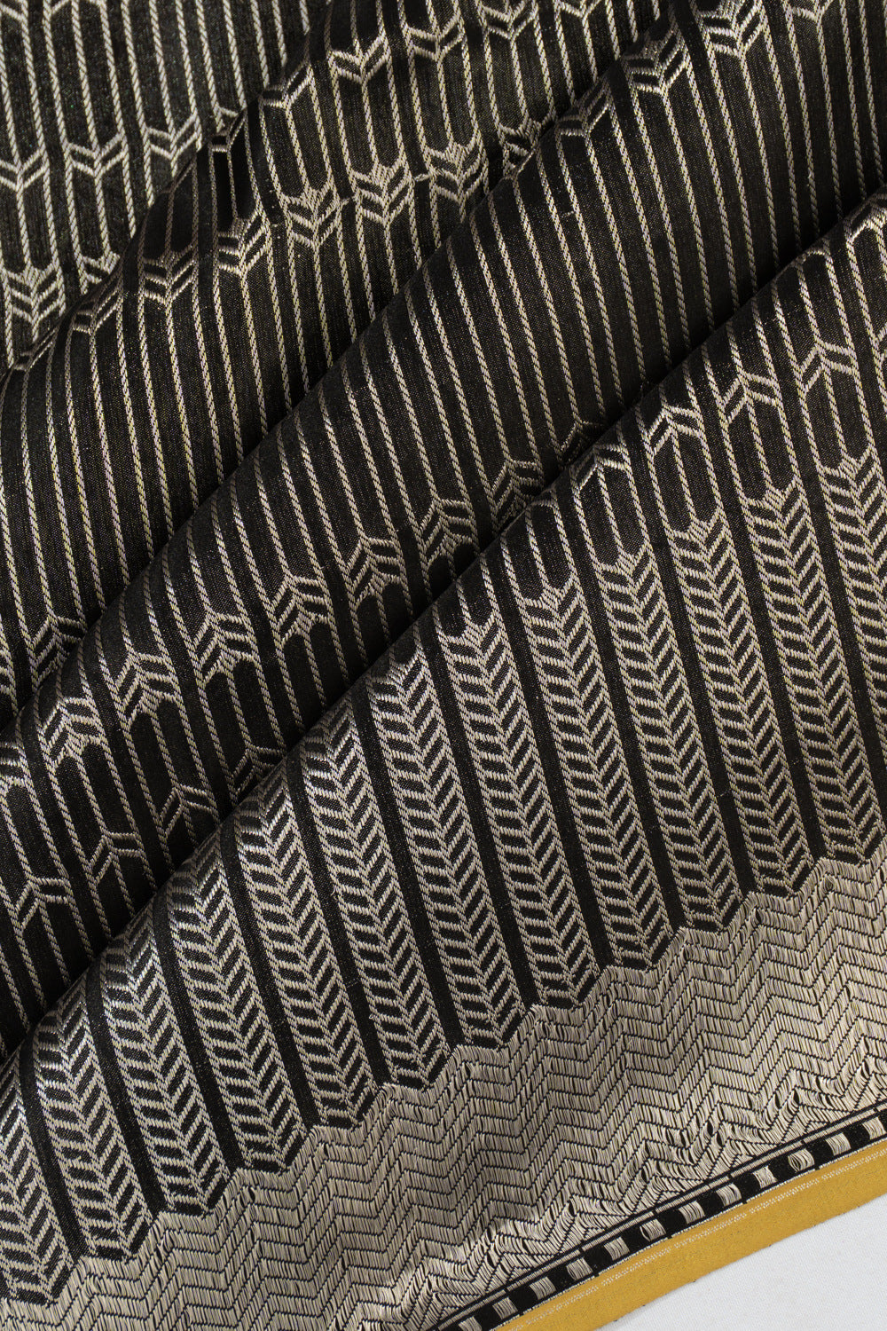 Banarasi Silk Brocade Black Saree