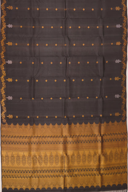 Taranga Kanchi Silk Butta Black Saree
