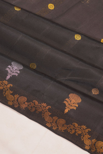 Taranga Kanchi Silk Butta Black Saree