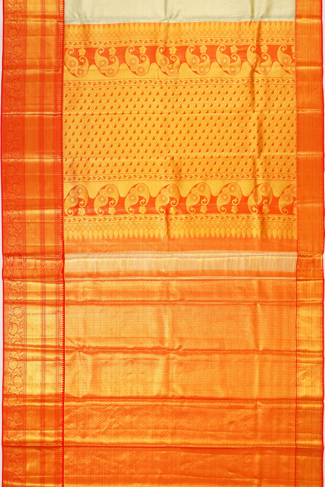 Taranga Kanchi Silk Tissue Brocade Sky Blue Saree