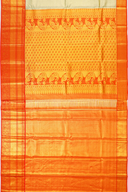 Taranga Kanchi Silk Tissue Brocade Sky Blue Saree