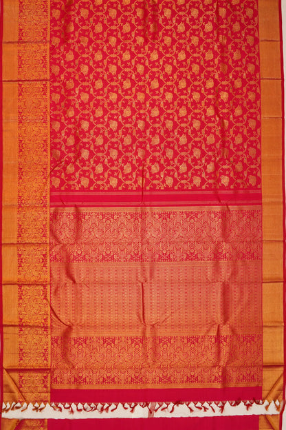 kanchipuram-silk-jaal-red-saree-1215348067