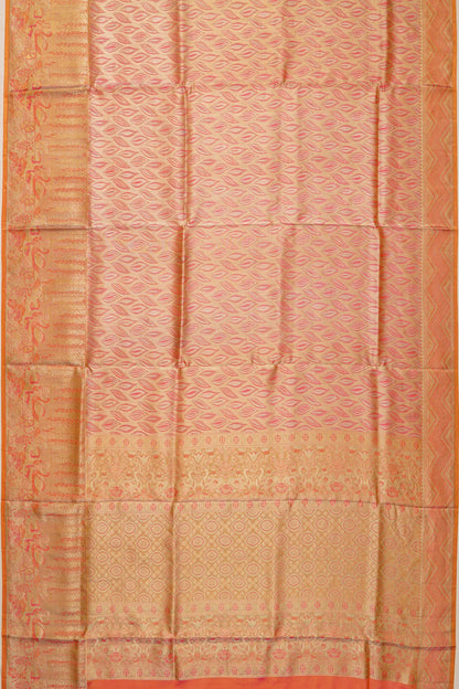 Taranga Kanchi Silk Tissue Brocade Gold Saree