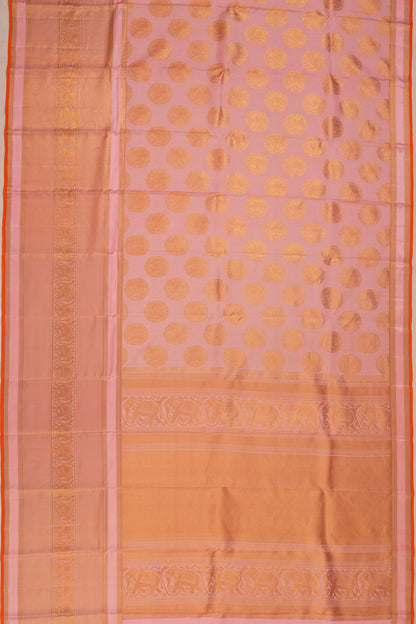 Taranga Kanchi Silk Brocade Baby Pink Saree