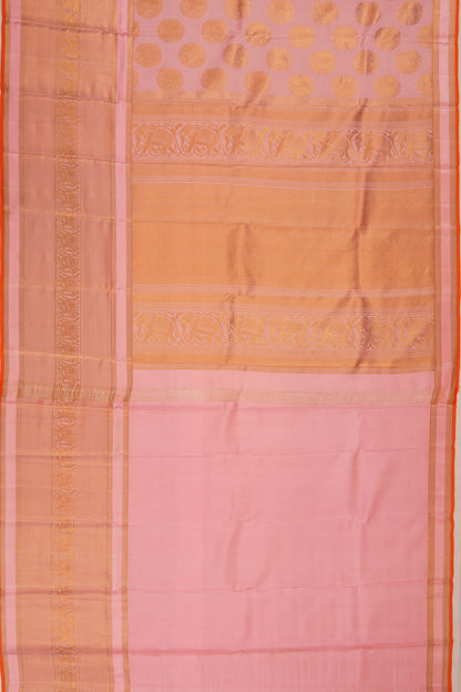 Taranga Kanchi Silk Brocade Baby Pink Saree