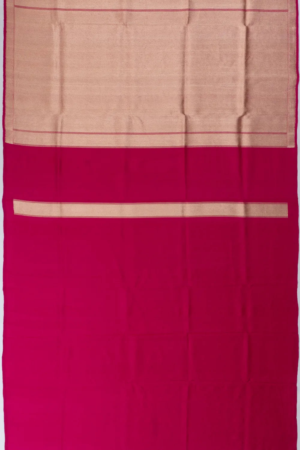 Banarasi Silk Jaal Pink Saree