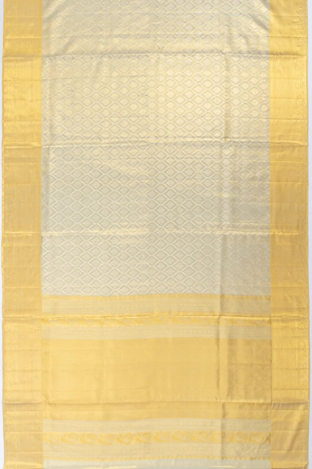 Taranga Kanchi Silk Tissue Brocade Gold Saree