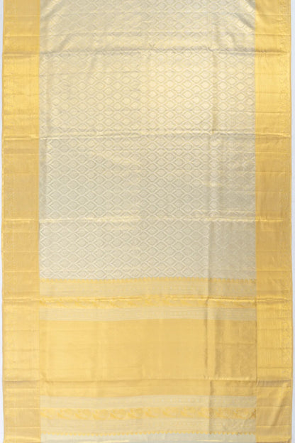 Taranga Kanchi Silk Tissue Brocade Gold Saree