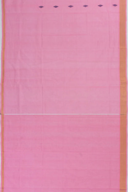 Uppada Handspun Cotton Butta Pink Saree